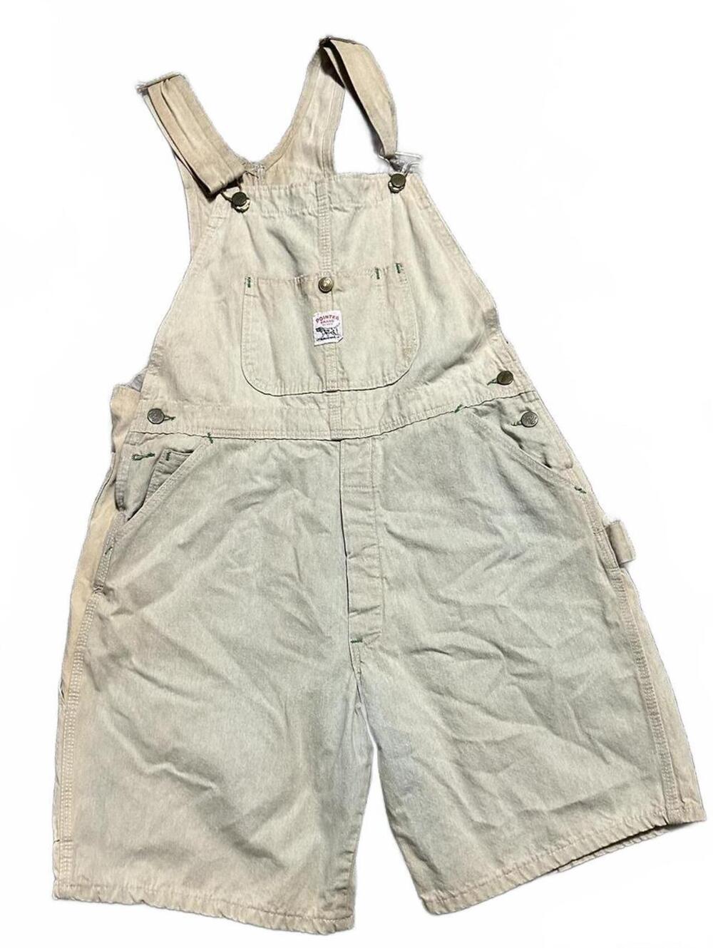 Vintage Pointer Brand Denim Overalls Size 31”
